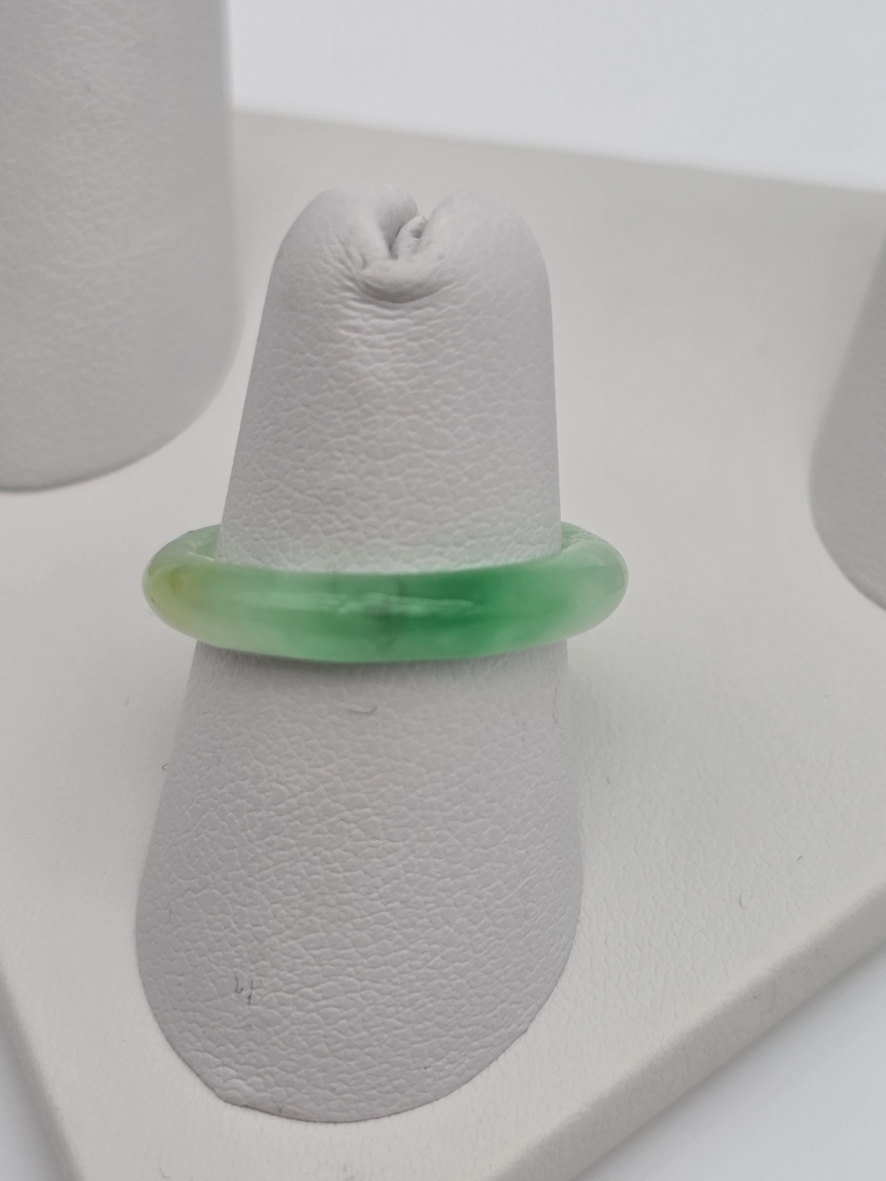 DYED Green JADE  Ring - Women